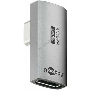 Goobay USB-C adapter vertikálisan 90° elforgatott USB4 USB-C > USB-C kép