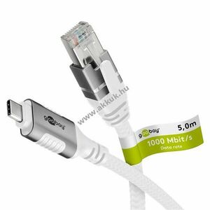 Goobay USB-C 3.1 RJ45 Ethernet kábel 5m Cat6 kép