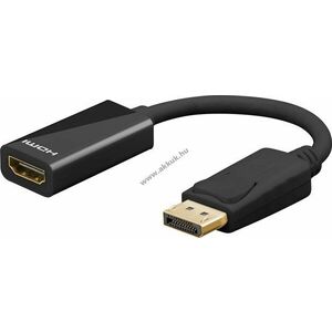 Goobay DisplayPort-HDMI adapterkábel 8K/60Hz DisplayPort dugó > HDMI aljzat (A típus) kép