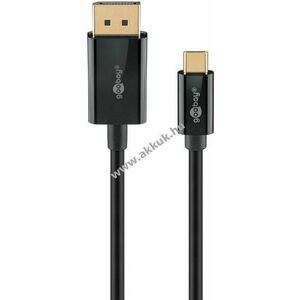 Goobay USB-C-DisplayPort kábel 3m 4K@60Hz 21, 6Gbit/s USB 3.1 kép