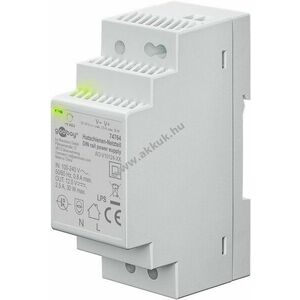 Goobay DIN-sínes tápegység 12V 2, 5A 30W TH35/7, 5 TH35/15 IP20 kép