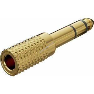 Goobay 6, 35mm-3, 5mm sztereó adapter aranyozott fém kép