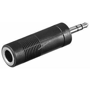 Goobay fejhallgató adapter 3, 5mm dugó 6, 35mm aljzat 3-pólusú sztereó kép