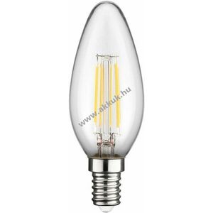 Goobay filament LED gyertya 4W E14 melegfehér nem dimmelhető kép