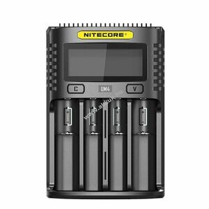 USB töltő Nitecore UM4 Li-Ion, IMR, LiFePO4 (16340-18650-21700) NiMH/NiCd akku kép