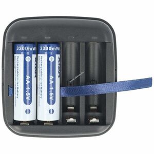Xtar BC4 töltő és 1, 5V AA Mignon ceruza akku 2db/csomag mérőműszer Li-ion kép