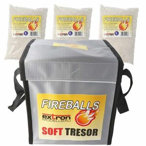 Fireballs tűzoltó granulátum Soft-Tresor lítium akkumulátorokhoz 3x1L tűzvédelem kép