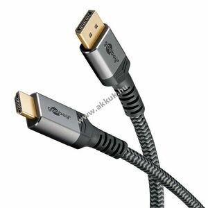 Goobay DisplayPort-HDMI kábel 8K@60Hz 1m kép