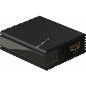 Goobay HDMI-audio kinyerő 4K2K@30Hz HDMI-analóg sztereó és S/PDIF kép