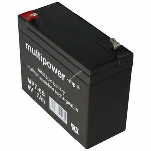 Multipower MP7-6S 6, 0V 6500mAh AGM ólom-zselés kép