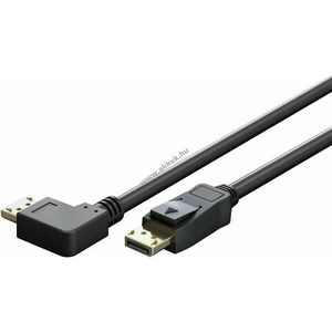 Goobay DisplayPort 2.0/2.1 derékszögű kábel 54Gbit/s 8K@60Hz 2m kép