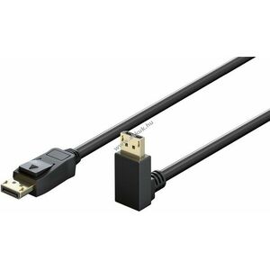 Goobay DisplayPort 2.0/2.1 kábel derékszögű 54Gbit/s 8K@60Hz 2m UHBR13.5 kép