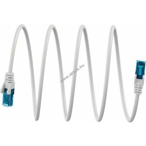 Goobay CAT 6A U/UTP patchkábel 5m fehér LSZH TPE CU RJ45 kép