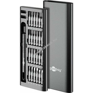 Goobay Tools precíziós csavarhúzó készlet 48db/csomag alumínium tok Pop-up kép
