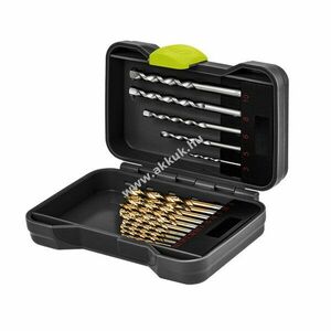 Goobay Tools fém- és kőfúró készlet 17db robusztus szállítódoboz kép