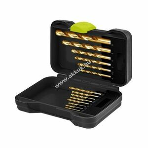 Goobay Tools HSS fémfúró készlet 15db/csomag 1, 5mm-10mm titánbevonat kép