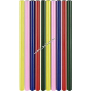 Goobay Tools forró ragasztó rúd 11mm x 200mm 5 szín 10db/csomag kép