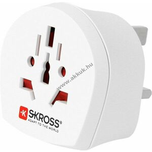 Skross Country Adapter World to UK utazó adapter 2- és 3-tűs földelt és nem földelt T13A kép