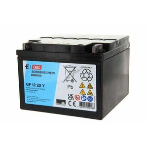 Exide Sonnenschein GF12022YF 12, 0V 22, 2Ah AGM és ólom-zselés kép