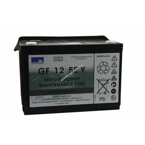 Exide Sonnenschein GF12052YO 12, 0V 52, 0Ah akku AGM és ólom-zselés kép