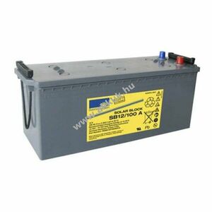 Exide Sonnenschein Solar Block SB12/100 A 12V 100000mAh akku ólom-zselés AGM kép