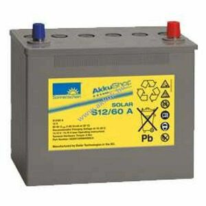 Exide Sonnenschein Solar S12/60A 12V 60Ah akku AGM/ólom-zselés kép