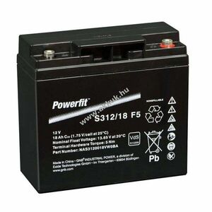 Exide Powerfit S312/18F5 12V 18Ah akku AGM és ólom-zselés kép