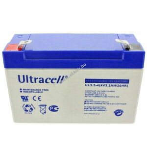 Ultracell UL3.5-4 4V 3500mAh akku Sonnenschein A504/3.5S AGM ólom-zselés kép