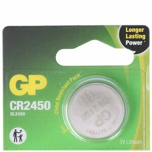 GP CR2450 gomb 3V 5db/csomag lítium elem kép