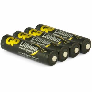 GP AAA (mikro) lítium elem 1, 5V 4db/csomag Li kép