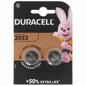 Duracell CR2032 3V 180mAh 2db/csomag lítium elem kép