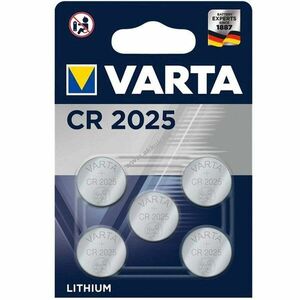 Varta CR2025 lítium elem 5db/csomag kép