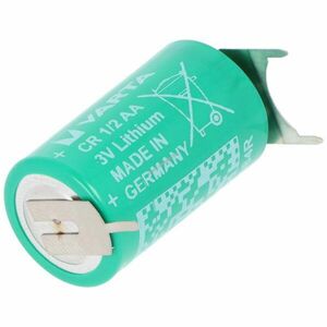 Varta CR1/2AA 6127 elem 3x forrfül Pluskontakt1 Minuskontakt2 raszter10mm lítium kép