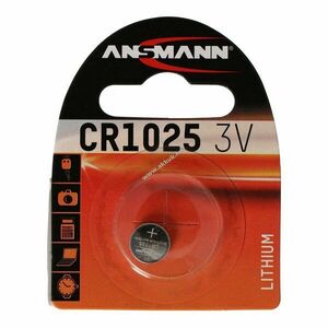 Ansmann CR1025 gombelem gomb lítium elem kép