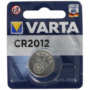 Varta CR2012 gomb gombelem lítium elem kép