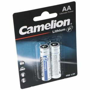 Camelion AA Mignon ceruza FR6 elem 1, 5V 2db/csomag lítium kép