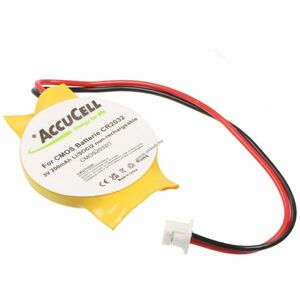 Helyettesítő elem CMOS CR2032 csatlakozóval Molex-51021-2P-100 3x2, 6mm kábelhossz 90mm lítium elem kép
