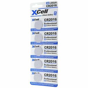 XCell CR2016 3V 5db/csomag lítium elem kép