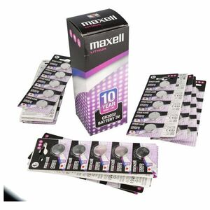 Maxell CR2032 100db/csomag lítium elem kép