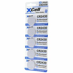XCell CR2430 3V 5db/csomag elem lítium kép