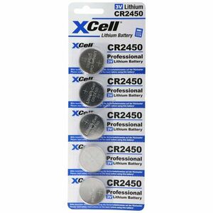 XCell CR2450 3V lítium elem 5db/csomag kép