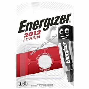 Energizer CR2012 3V 58mAh gomb gombelem lítium elem kép