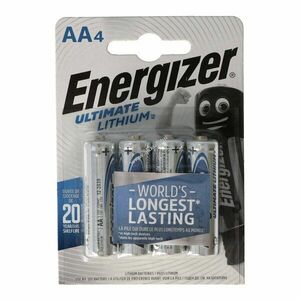 Energizer L91 AA Mignon ceruza 1, 5V 3000mAh 4db/csomag LR6 FR6 fényképezőgép elem lítium kép