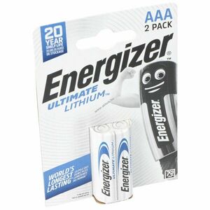 Energizer L92 FR03 AAA (mikro) fényképezőgép elem 1, 5V 1260mAh 2db/csomag Lithium kép