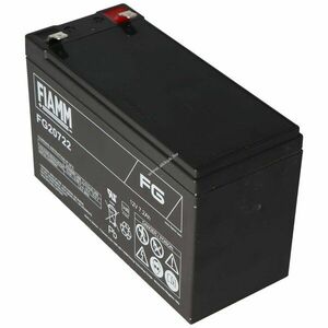 Fiamm FG20722 12V 7, 2Ah 6, 3mm csatlakozók akku VdS G192002 AGM ólom-zselés kép