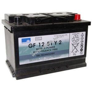 Exide Dryfit GF 12 051 Y2 12V 51000mAh akku AGM ólom-zselés kép