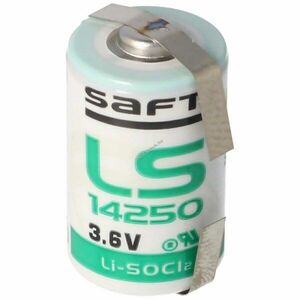 Saft LS14250CNR 1/2 AA U-alakú forrfülekkel lítium elem kép