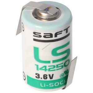 Saft LS14250CNR 1/2 AA elem Z-formájú forrfülekkel lítium kép
