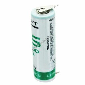 Saft LS14500CNA lítium elem 2db nyomtatott forrfül csatlakozóval kép