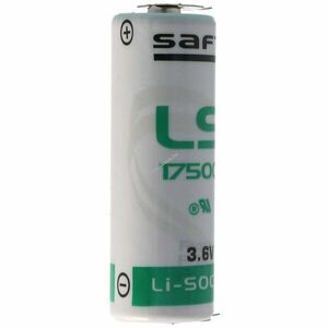 Saft LS17500 A méret nyomtatott érintkezővel lítium elem kép